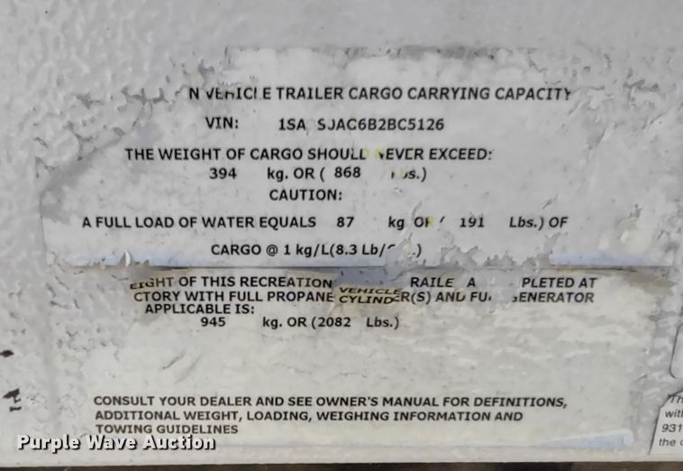 image for item DR8250 2011 Starcraft  pop-up camper