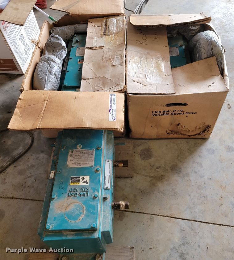 image for item HG9443 Link-Belt P.I.V.  variable speed drives