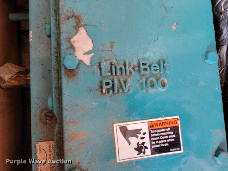 image for item HG9443 Link-Belt P.I.V.  variable speed drives