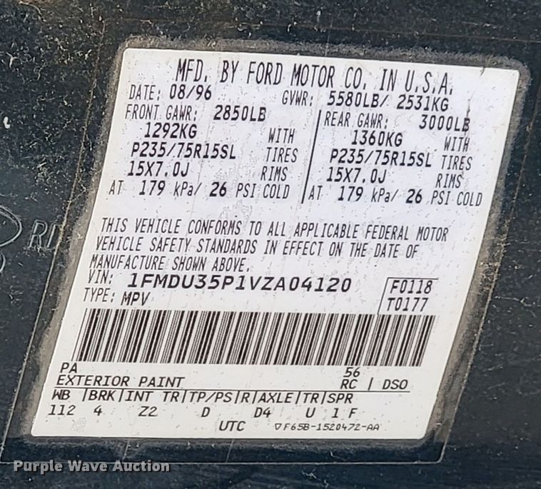 image for item HG9453 1997 Ford Explorer  SUV