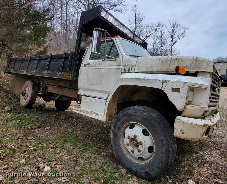 image for item HG9454 1987 Ford F600  dump truck