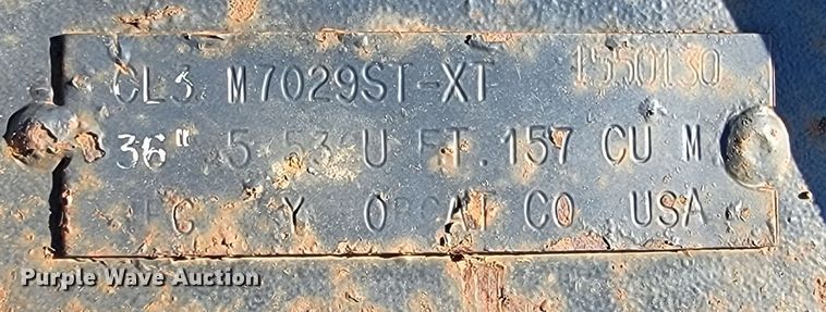 image for item HG9472 Bobcat CL3  excavator bucket