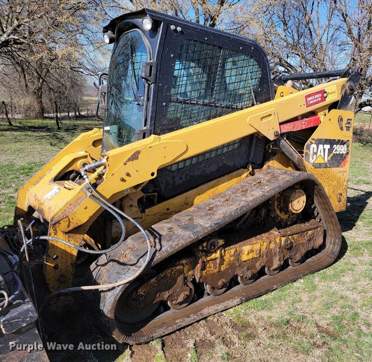 image for item HG9475 2014 Caterpillar 299D  tracked skid steer loader