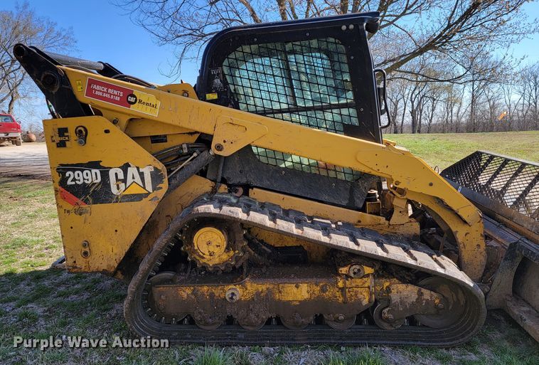 image for item HG9475 2014 Caterpillar 299D  tracked skid steer loader