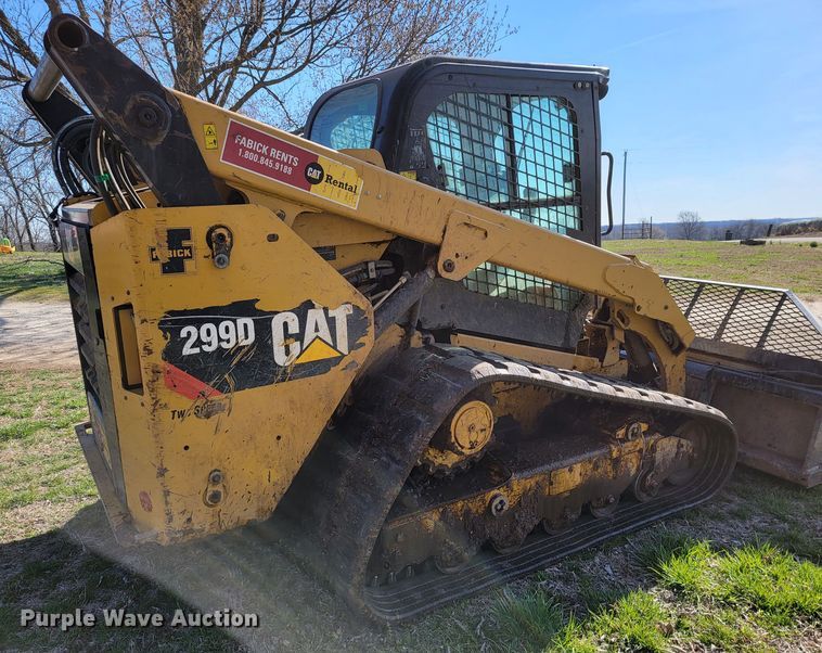 image for item HG9475 2014 Caterpillar 299D  tracked skid steer loader