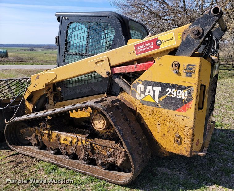 image for item HG9475 2014 Caterpillar 299D  tracked skid steer loader