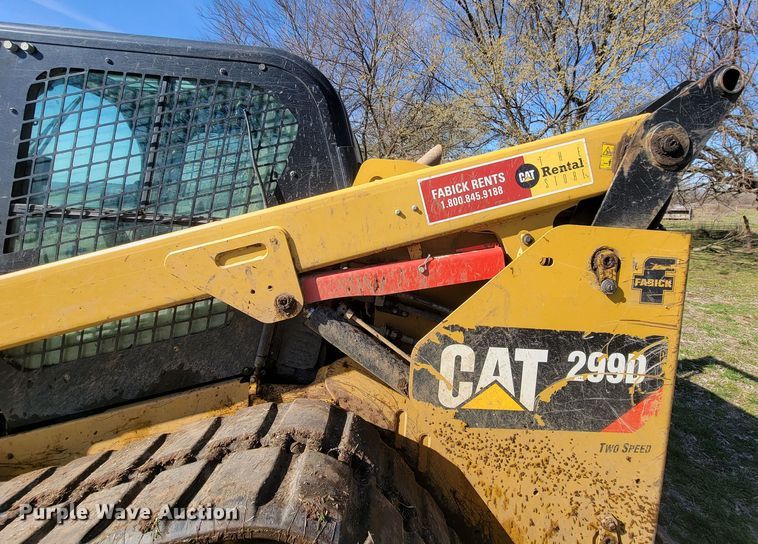 image for item HG9475 2014 Caterpillar 299D  tracked skid steer loader