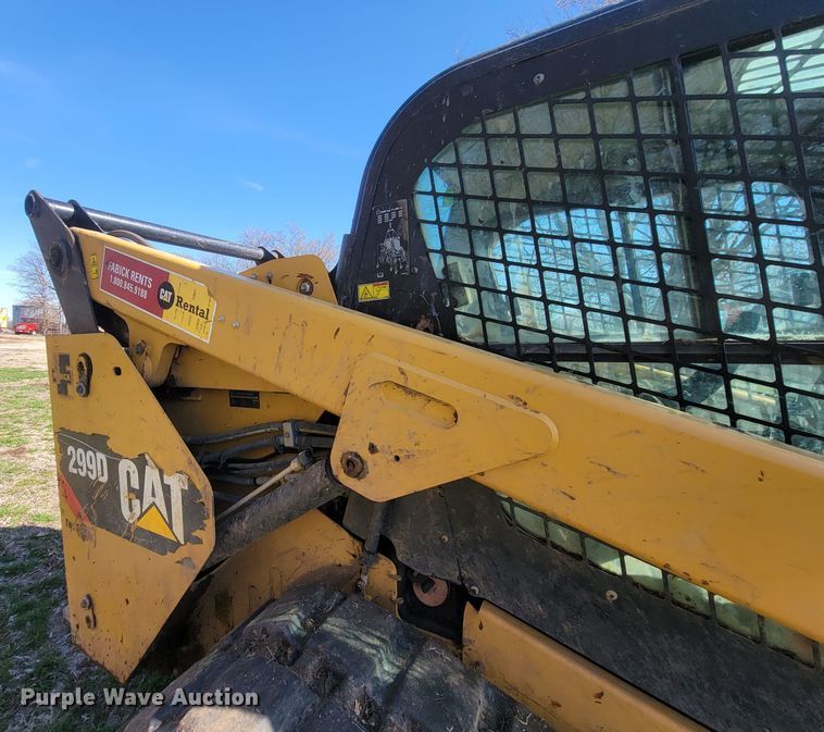 image for item HG9475 2014 Caterpillar 299D  tracked skid steer loader
