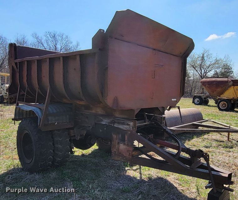 image for item HP9686 Shop built  end dump trailer