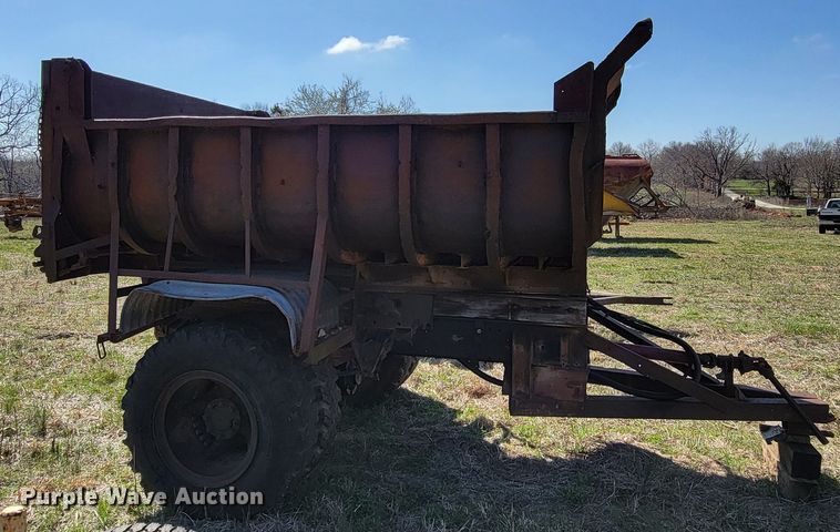 image for item HP9686 Shop built  end dump trailer