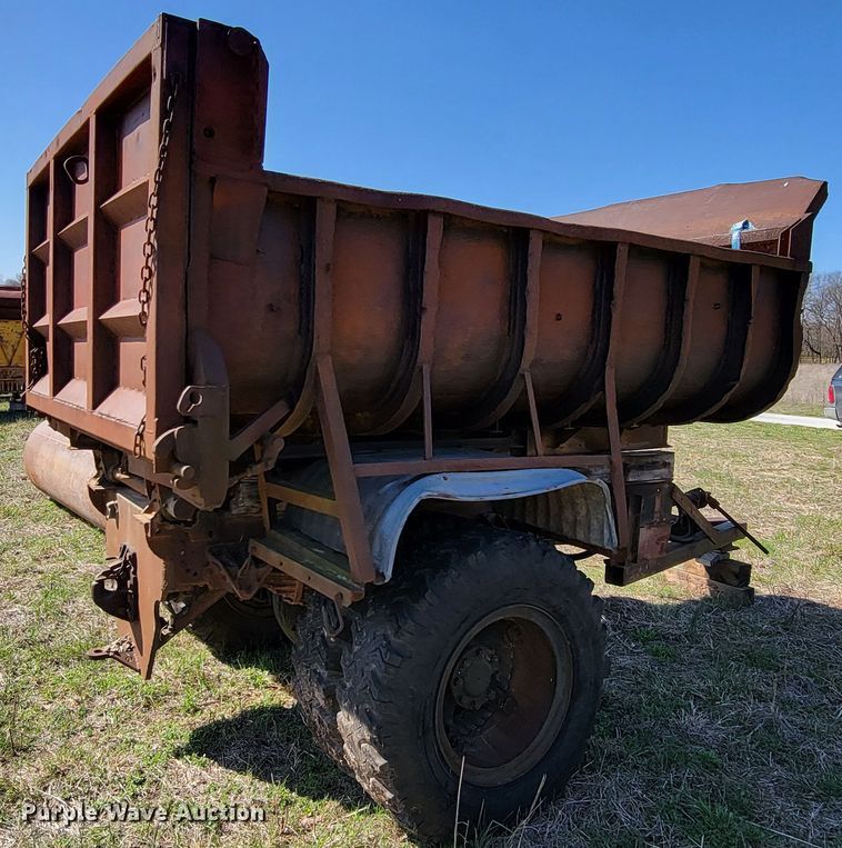image for item HP9686 Shop built  end dump trailer