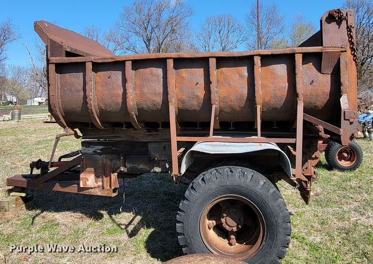 image for item HP9686 Shop built  end dump trailer