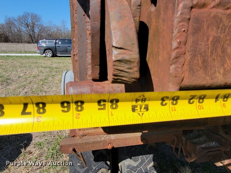 image for item HP9686 Shop built  end dump trailer