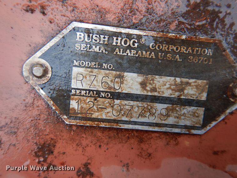 image for item IO9458 Bush Hog RZ60  rotary mower