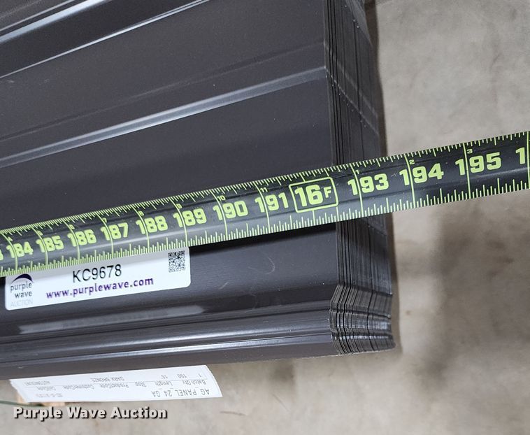 image for item KC9678 (100) sheets of Doerksen Metal Components metal siding/roofing