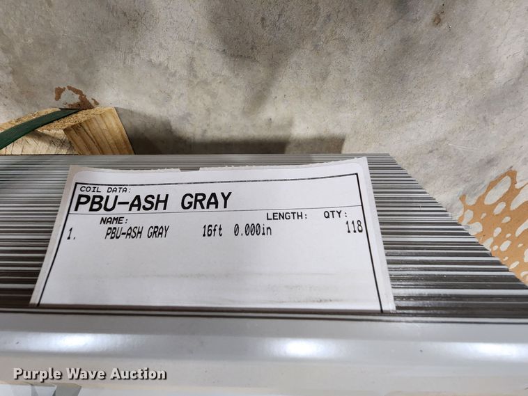 image for item KC9681 (118) sheets of Doerksen Metal Components metal siding/roofing