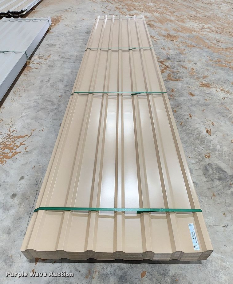 image for item KC9682 (170) sheets of Doerksen Metal Components metal siding/roofing