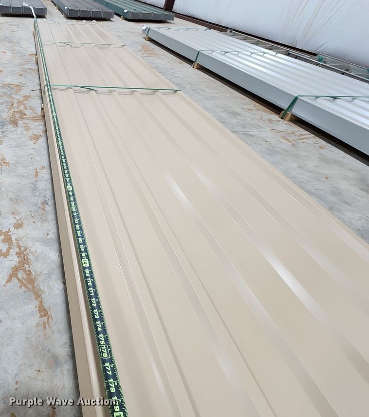 image for item KC9682 (170) sheets of Doerksen Metal Components metal siding/roofing