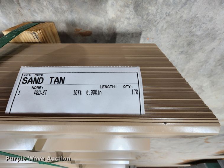 image for item KC9682 (170) sheets of Doerksen Metal Components metal siding/roofing