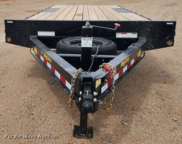 image for item KC9683 2021 Big Tex 14OA-20BK-8SIR  equipment trailer