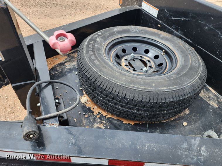 image for item KC9683 2021 Big Tex 14OA-20BK-8SIR  equipment trailer