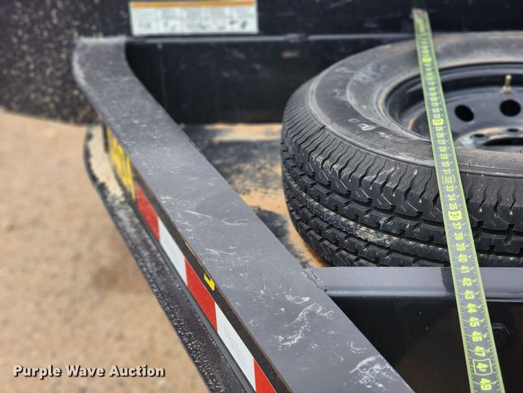 image for item KC9683 2021 Big Tex 14OA-20BK-8SIR  equipment trailer