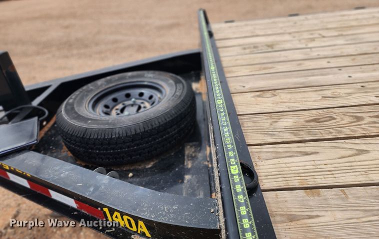 image for item KC9683 2021 Big Tex 14OA-20BK-8SIR  equipment trailer