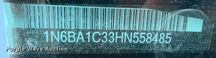 image for item KR9415 2017 Nissan Titan  King Cab pickup truck