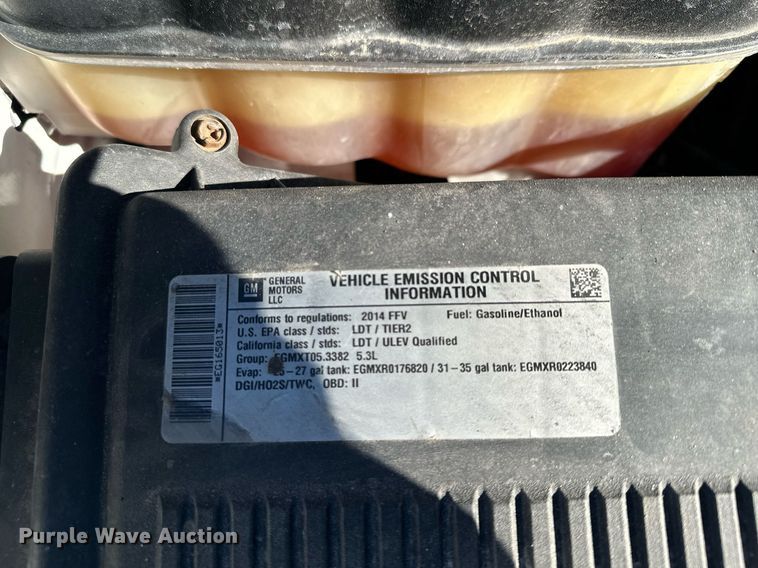 image for item KU9862 2014 Chevrolet Silverado 1500  Crew Cab pickup truck