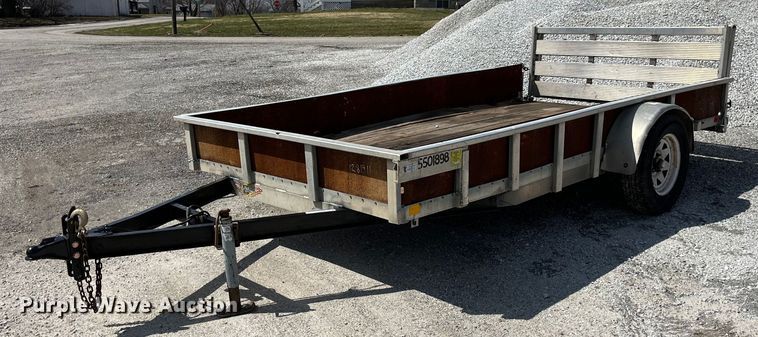 image for item LA9850 2023 Shop built  utility trailer