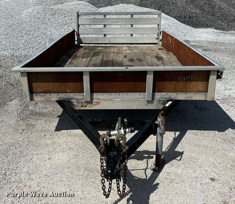 image for item LA9850 2023 Shop built  utility trailer