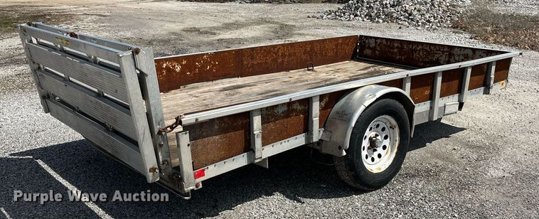 image for item LA9850 2023 Shop built  utility trailer