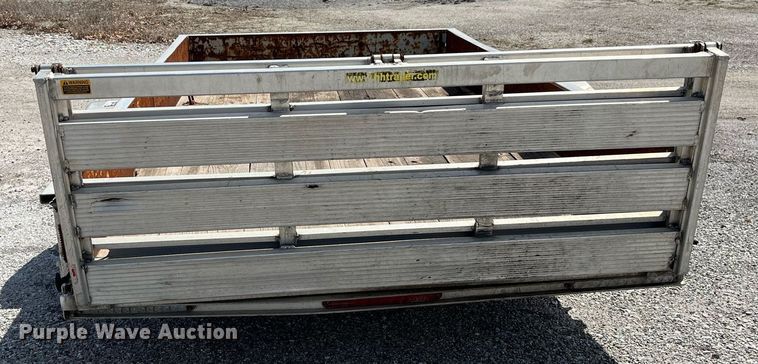 image for item LA9850 2023 Shop built  utility trailer