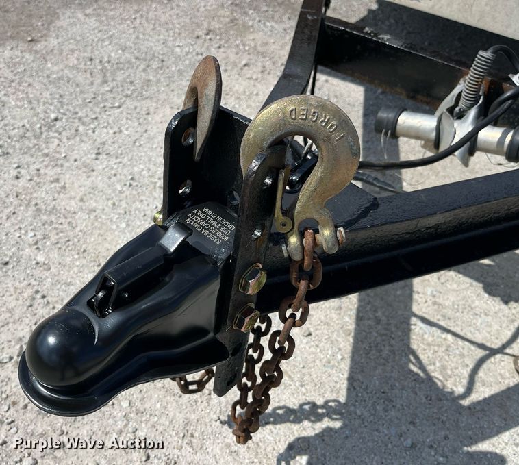 image for item LA9850 2023 Shop built  utility trailer