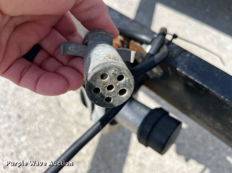 image for item LA9850 2023 Shop built  utility trailer