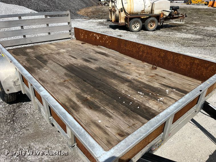 image for item LA9850 2023 Shop built  utility trailer