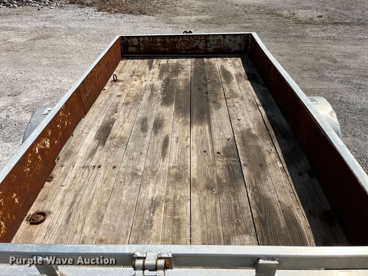 image for item LA9850 2023 Shop built  utility trailer