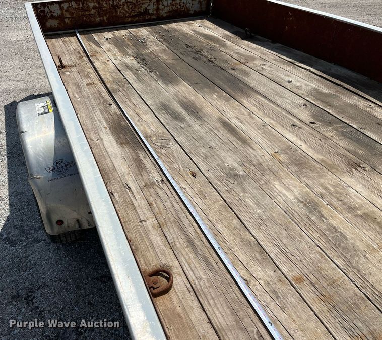 image for item LA9850 2023 Shop built  utility trailer