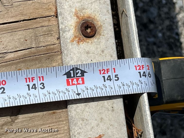 image for item LA9850 2023 Shop built  utility trailer