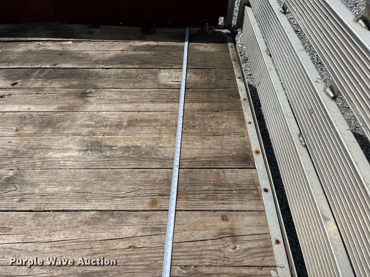 image for item LA9850 2023 Shop built  utility trailer