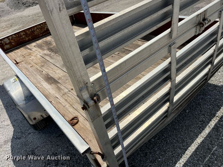 image for item LA9850 2023 Shop built  utility trailer