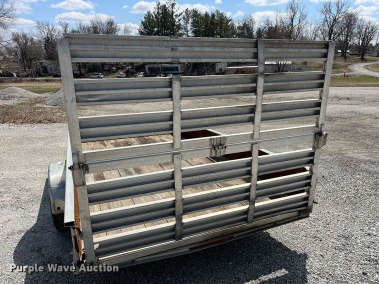 image for item LA9850 2023 Shop built  utility trailer