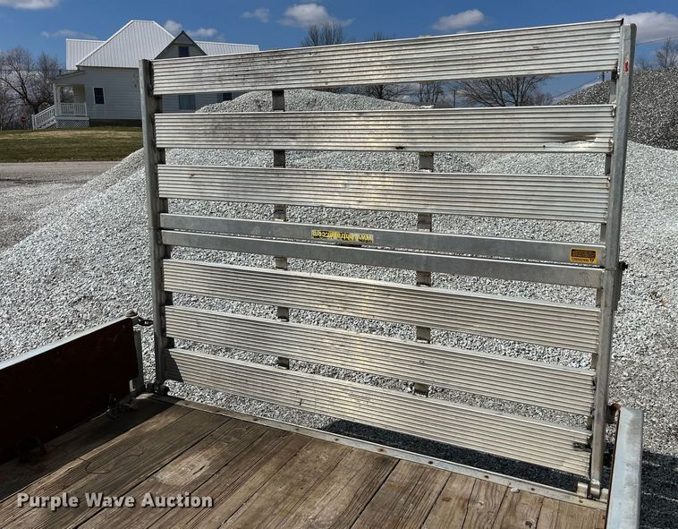 image for item LA9850 2023 Shop built  utility trailer