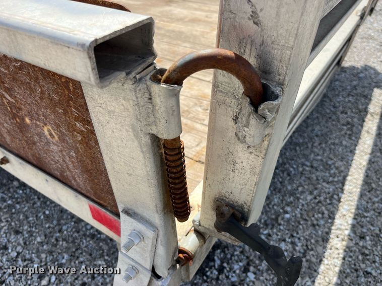 image for item LA9850 2023 Shop built  utility trailer