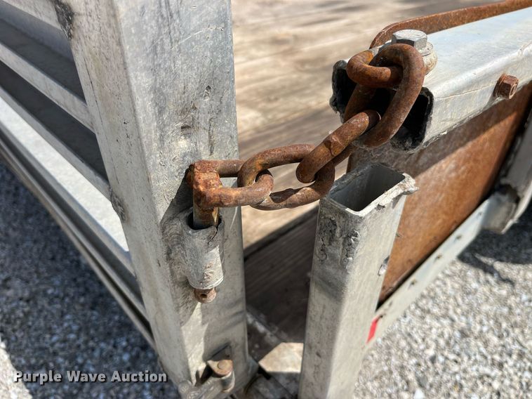 image for item LA9850 2023 Shop built  utility trailer