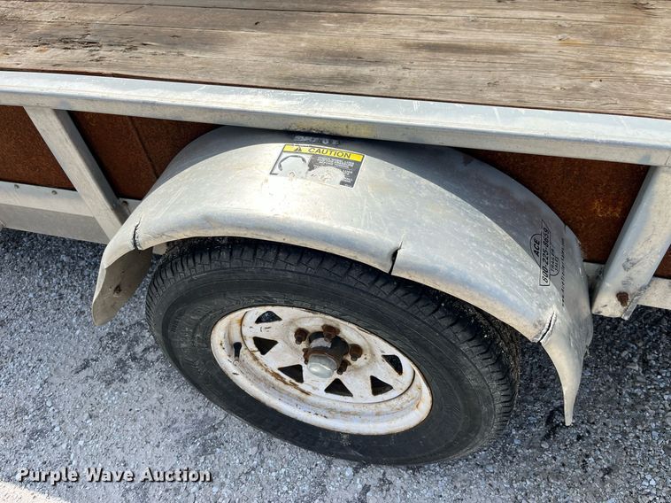 image for item LA9850 2023 Shop built  utility trailer