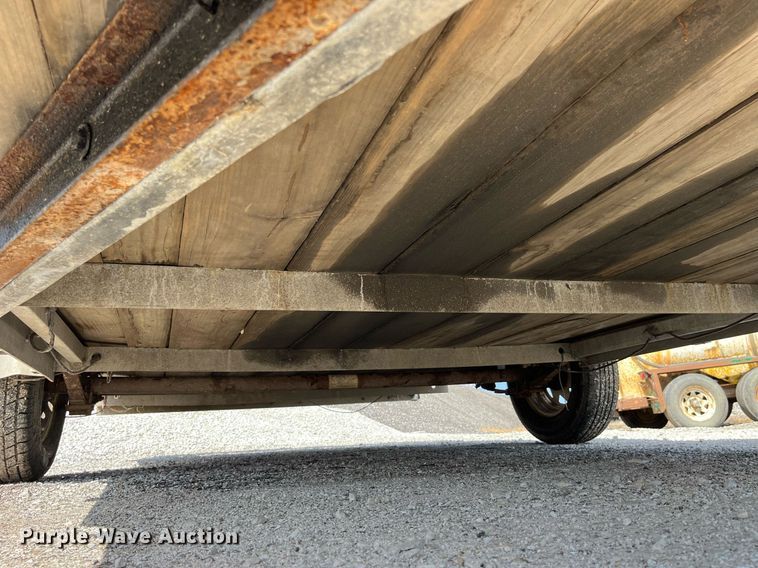 image for item LA9850 2023 Shop built  utility trailer