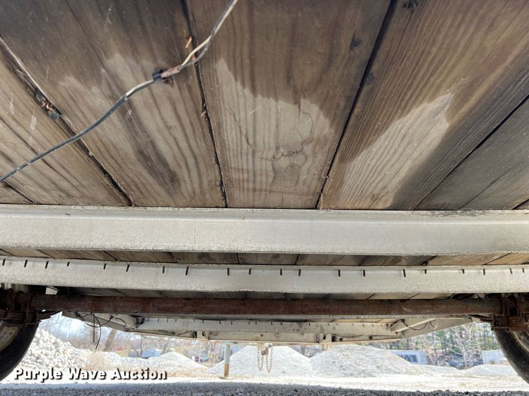 image for item LA9850 2023 Shop built  utility trailer