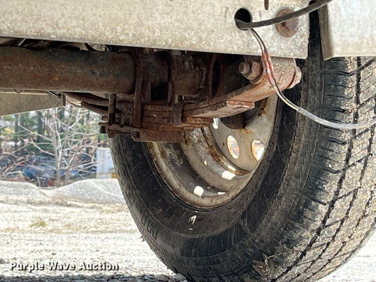 image for item LA9850 2023 Shop built  utility trailer