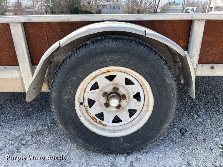 image for item LA9850 2023 Shop built  utility trailer